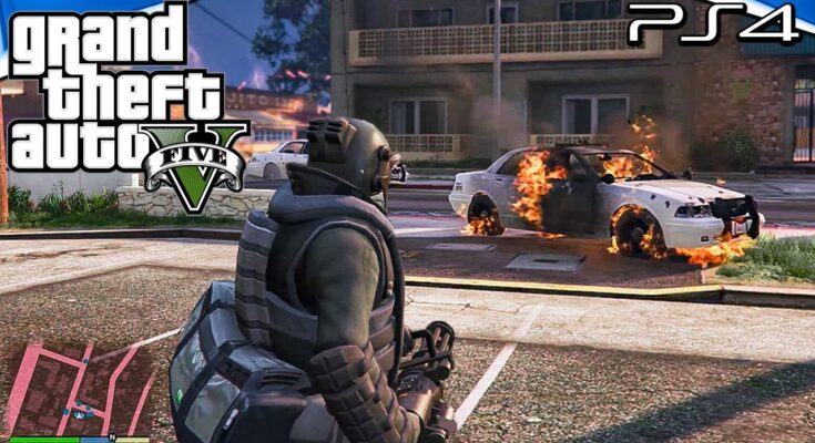 GTA V with PS4
