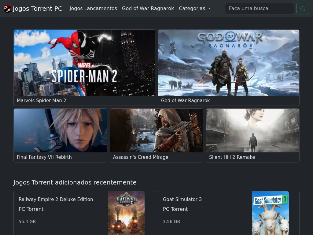 Jogos Para PC Torrent